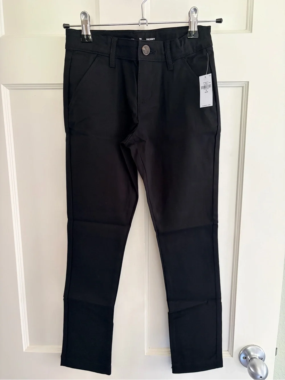 Old Navy Girls Black Slim Uniform Pants